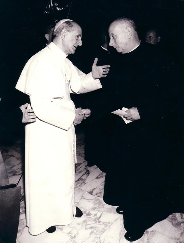 1964, con Papa Montini - Paolo VI